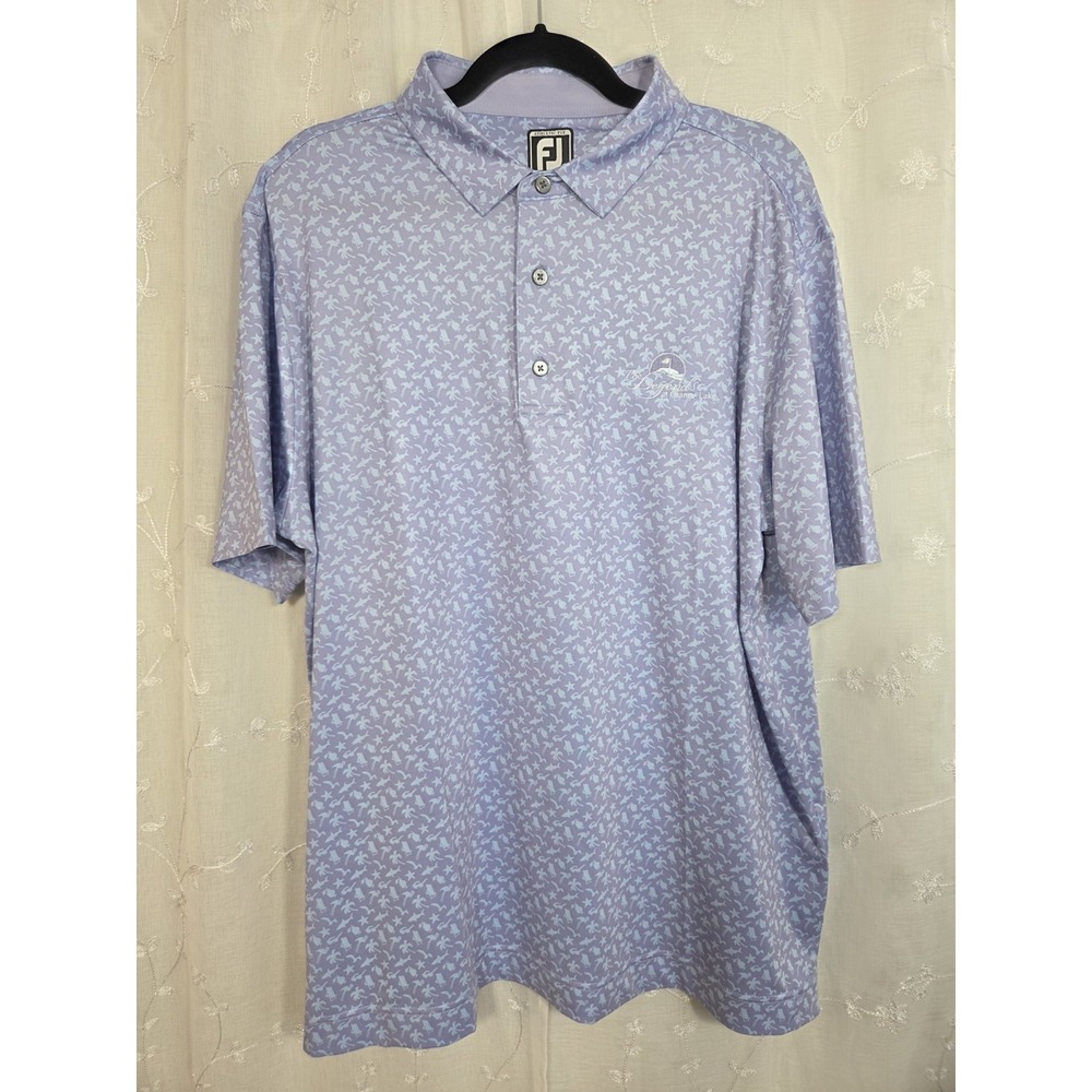 The Legends of Orange Lake‎ FJ Athletic Fit Blue Purple Polo Shirt XL